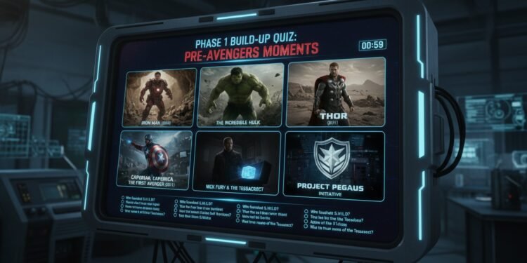 Phase 1 Build-Up Quiz- Pre-Avengers Moments